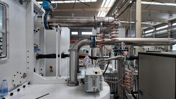 مُعدّن الفراغ المكثف مع التحكم في تردد العاكس بوقت ضخ قصير